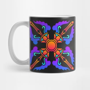 Trippy Psychedelic Rave Sacred Geometry Mug